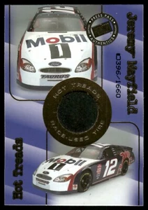 2002 Press Pass Premium Hot Treads Race Used Tire #HT12 Jeremy Mayfield /1660 - Picture 1 of 2