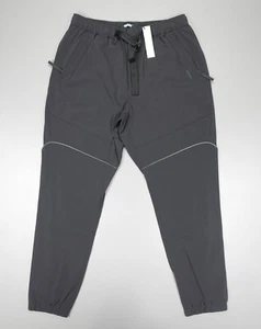 BRADY by Tom Brady Utility Pants Belted Elastic Waist Ink Black Men's Size L - Picture 1 of 13