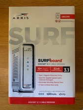 ** NEW ** ARRIS - SURFboard 32 x 8 DOCSIS 3.1 Cable Modem - White