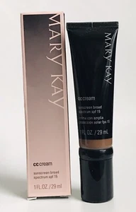 New In Box Mary Kay CC Cream Sunscreen Broad Spectrum SPF 15 Very Deep Fast Ship - Picture 1 of 3