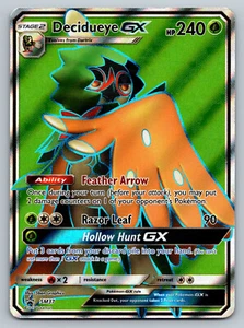 Decidueye GX SM37 NM Full Art Promo Rare Pokemon DAMAGED - Picture 1 of 2