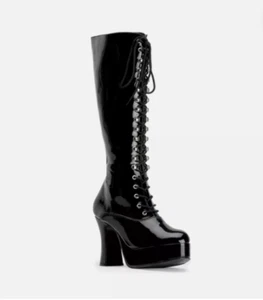 Pleaser Funtasma EXOTICA-2020 4 Inch Heel Platform Lace Up Boot - Picture 1 of 6