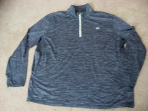 Camisa atlética elástica de entrenamiento RUSSELL gris jaspeada para hombre 2XL - Imagen 1 de 1