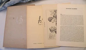1945, Honoré Daumier by Robert Lejeune, 1st, PLUS Daumier Portfolio, 12 Prints - Picture 1 of 9