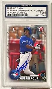 2016 Bowman Draft Picks Vladimir Guerrero Jr Signed Auto RC Card #BP55 PSA/DNA - Picture 1 of 1