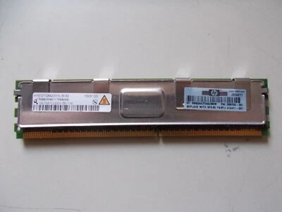 1GB Qimonda DDR2-667 PC2-5300F ECC FB-DIMM RAM HYS72T128420EFA-3S-B2. #SU-407 - Image 1 of 2