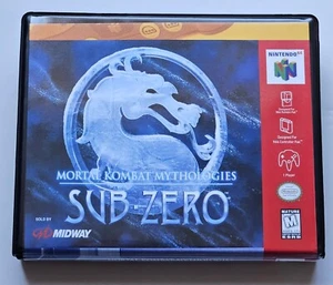 Mortal Komat Mythologies Sub-Zero ESTUCHE SOLO Nintendo 64 N64 Caja MEJOR Calidad - Imagen 1 de 5