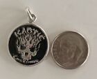 Handmade Silver Kaotic Customs Medallion NWOT & Patch