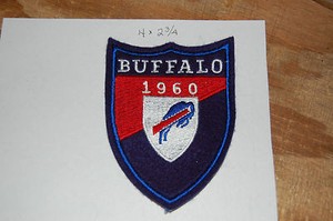 Buffalo Bills 4" Established 1960 Logo Patch  FOOTBALL  