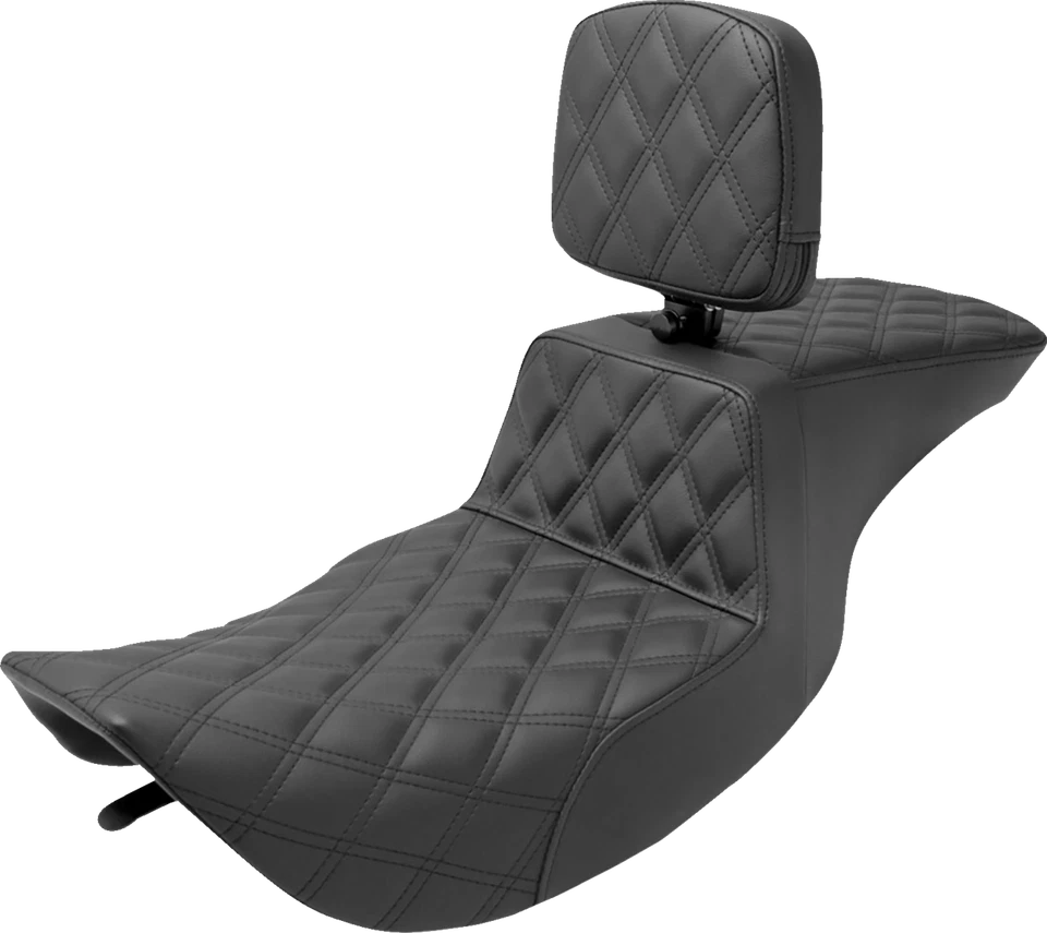 97-07 Harley Road King Saddlemen 897-06-195BR Tour Step Up Seat - Respaldo del conductor Foto 1 de 1