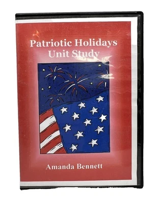 Patriotic Holidays Unit Study by Amanda Bennett CD~Memorial Flag Ind   S1 11 - Image 1 of 4