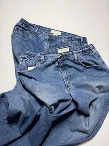 Lote de 2 Jeans LL Bean 38x34 Doble L Cintura Cómoda Azul Denim Para Hombre’s - Imagen 1 de 7