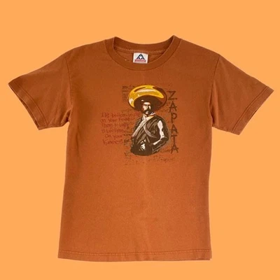 Vintage Y2K Zapata Spellout Academia Crewneck T-Shirt Foto 1 de 4