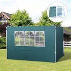 3 m Gazebo Replacement Exchangeable Side Panel Wall Panels w/ Window