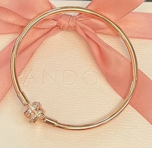 Original Pandora Armreif  „funkelnde Sternschnuppe“  rosé #582734C01-17 cm - Bild 1 von 1