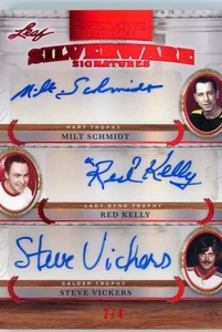 2020-21 SUPERLATIVE COLLECTION HOCKEY SILVERWARE SIGNATURES w/Bourque Parent! - Bild 1 von 2