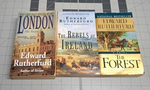 Edward Rutherford Book Lot HC & PB 5 books - Picture 1 of 4