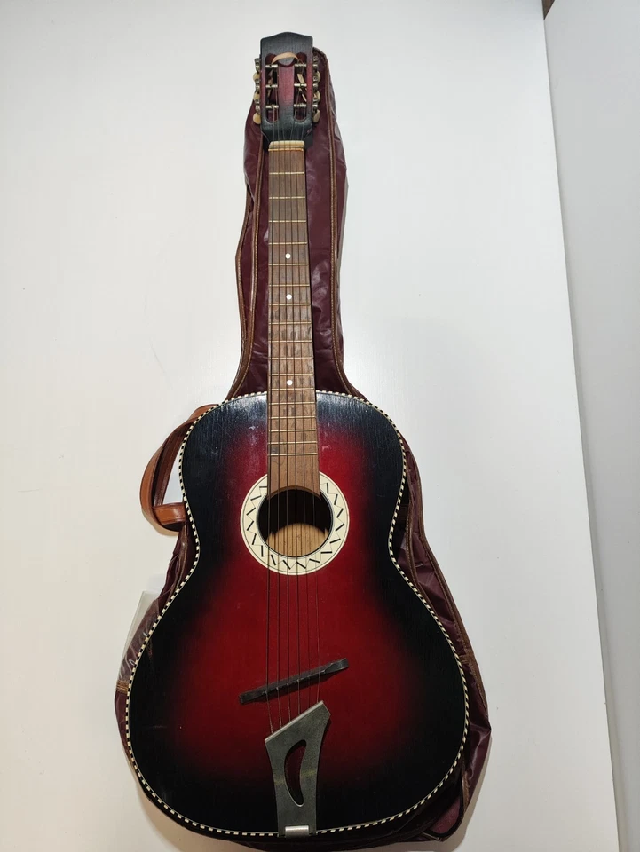 Guitare Made in Germany 40 50 60 1940 1950 Old Vintage Rare Hawe - Photo 1/4