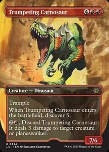 Trumpeting Carnosaur - Borderless NM, English MTG Lost Caverns of Ixalan - Main - Picture 1 of 1