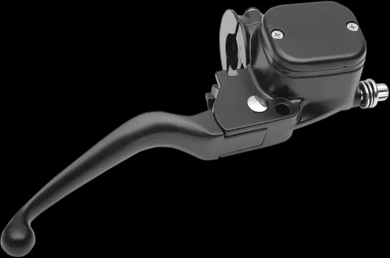 Drag Black Front Brake Master Cylinder 11/16 Bore Harley Dyna Fat Bob 08-17 - Image 1 of 3