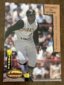 1993 Ted Williams Card Company Etched in Stone Roberto Clemente #ES7 HOF - Bild 1 von 2