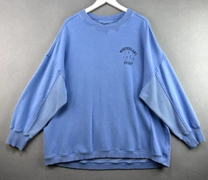 Sudadera Aerie Wonderland Spirit para mujer XL azul suéter de gran tamaño acogedor polar - Imagen 1 de 9