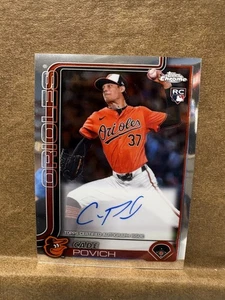 2025 Topps Chrome Rookie Autographs #RACP Cade Povich - Picture 1 of 2
