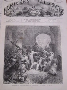 Gravure 1876 - Assasinat des consuls de France et Allemagne à Salonique - Foto 1 di 1