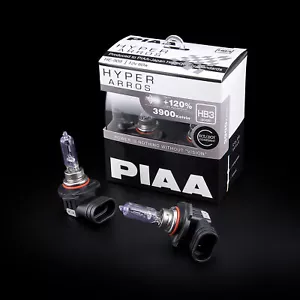 PIAA Hyper Arros HB3 High Performance Halogen Bulbs 3900k Brilliant White PAIR H - Picture 1 of 1