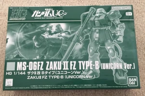 Mobile Suit Gundam HGUC 1/144 Zaku II Kai B tipo unicorno model kit ms-06fz 0080 - Foto 1 di 5