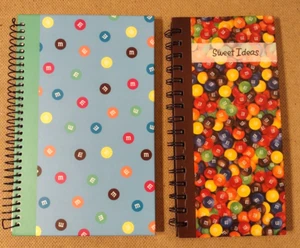 M&M Leerbuch/Journal/Notizbücher/2 Stück/Sweet Ideas/2007/M&M Mars/Neu unbenutzt - Bild 1 von 2
