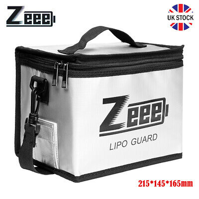Zeee Lipo Battery Safe Bag Guard Fireproof Explosionproof For Charge & Storage • 14.99£