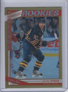 13/14 OPC Buffalo Sabres Mark Pysyk Marquee Rookies Rainbow RC card #564