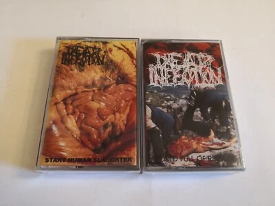 Dead Infection Start Human Slaughter, World of Human Remains MC Cassette Carcass - Image 1 of 4
