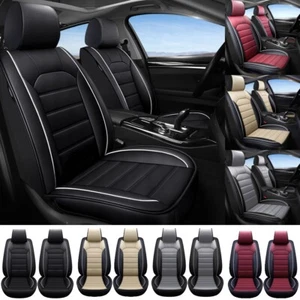 For Honda Accord/Civic/CR-V/Clarity/Insight Car Seat Covers Luxurious Leather - Picture 1 of 22