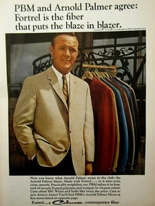 1965 Celanese Arnold Palmer Originaldruck Anzeige 8,5 x 11" - Bild 1 von 6