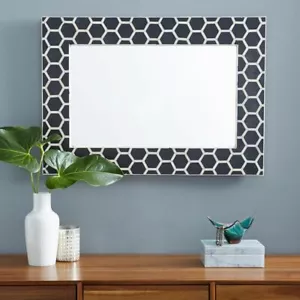 Bone inlay mirrors, Wall Mirrors , Geometric Pattern - Picture 1 of 3