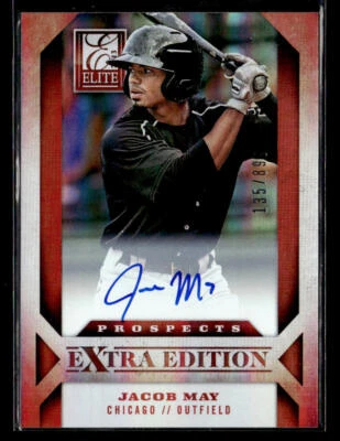 2013 Panini Elite Extra Edition Jacob May #/899 auto card - Image 1 of 2