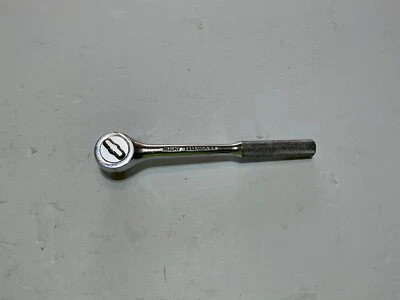 HUSKY CB43  3/8" Drive RATCHET 7.5" Long Knurled Handle, Vintage - Made in USA - Image 1 of 4