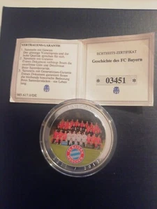 Medaille Münze FC Bayern München Saison 2011 / 2012 50 mm 54 g. - Bild 1 von 2