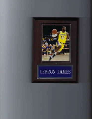 LEBRON JAMES PLAQUE LOS ANGELES LAKERS LA BASKETBALL NBA Cover