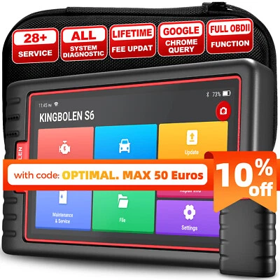KINGBOLEN S6 Profi KFZ OBD2 Diagnosegerät Scanner ALLE SYSTEM Bluetooth AUTO VIN - Bild 1 von 4