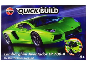Airfix Quickbuild Lamborghini Aventador LP 700-4 Green Snap On Kit J6027 - Picture 1 of 4