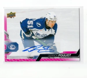 DERRICK POULIOT '24/25 Upper Deck AHL AUTOGRAPH insert card #46 SYRACUSE CRUNCH - Picture 1 of 1