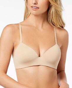 CALVIN KLEIN Form Lightly-Lined Demi Bra QF4081 Bare Size 36D