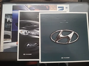 Vintage Hyundai Car Brochures Lot 2009 2010 2000 2018 Canada - Picture 1 of 1
