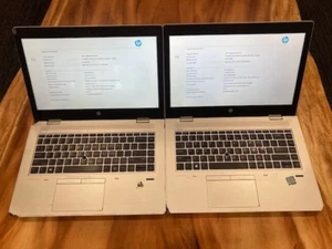 (LOT of 2) HP ProBook 640 G4 Intel i5-8350 vPro 8GB RAM NO SSD NO OS - Picture 1 of 12