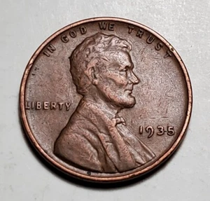 1935 P LINCOLN WHEAT PENNY #C5982 - Bild 1 von 2