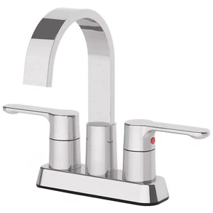Grifo moderno de baño o barra níquel cepillado LB23B - Imagen 1 de 1