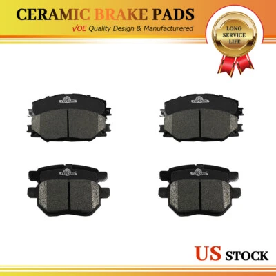 Pastillas de freno de disco delanteras y traseras de cerámica aptas para Toyota Corolla iM 2017 2018 Foto 1 de 4